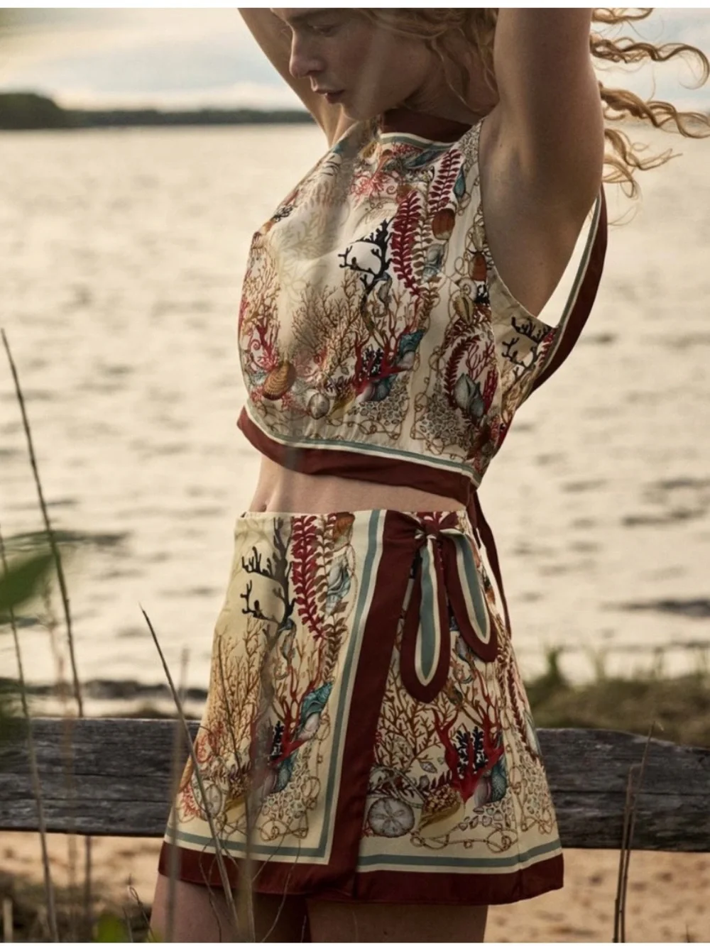 Doen Lina skirt in Coquiliages Des Biarritz